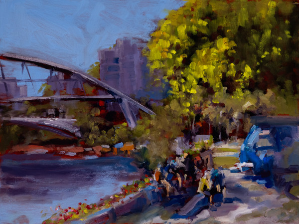 South Bank Morning Coffee by Jason Hawkins