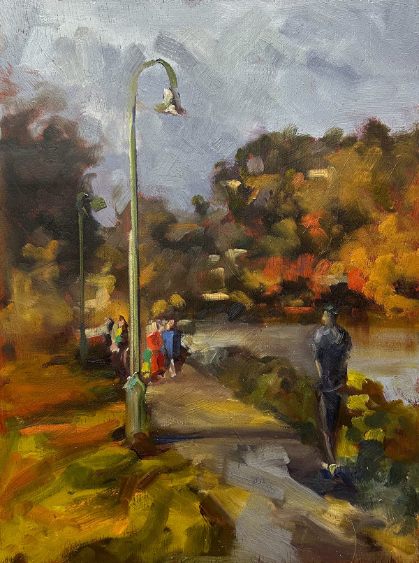 New Farm Park Plein Air by Jason Hawkins