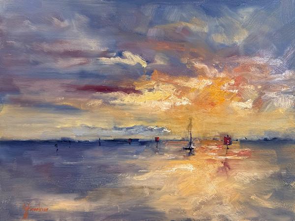 Sunrise over Moreton Bay by Jason Hawkins