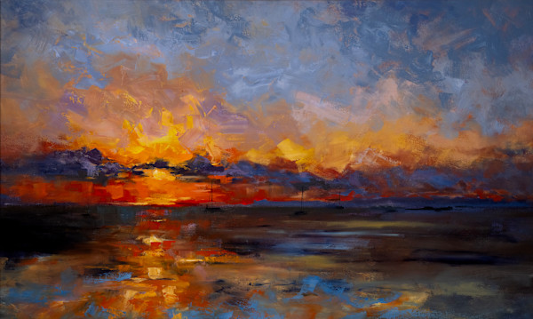 Sunrise over Moreton Bay by Jason Hawkins