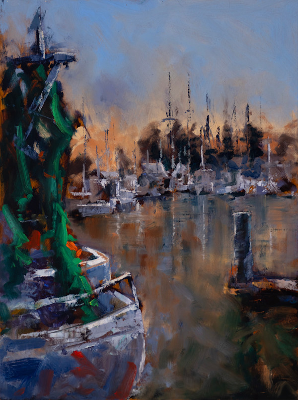 Morgans Seafood Plein Air Study by Jason Hawkins, Image 1.