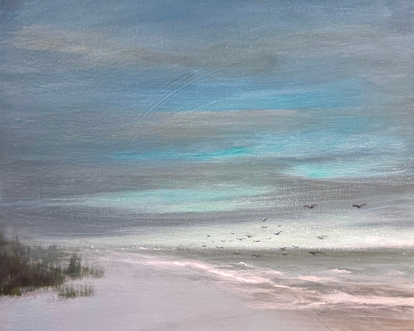 Surf Sand 9x12 by Elizabeth Hasegawa Agresta, Image 1.