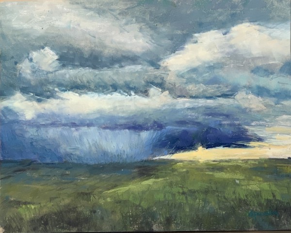 Cloud Burst over the Flint Hills by Diane Pavelka
