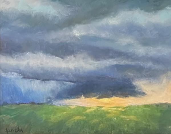 Stormfront over the Plains by Diane Pavelka