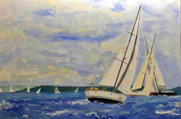 whitsunday sail by Geoff Hargraves