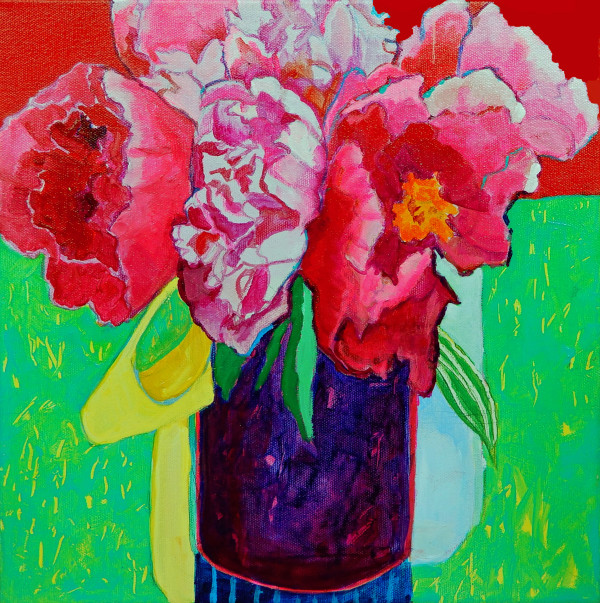 Connie's Peonies by Rosa Vera
