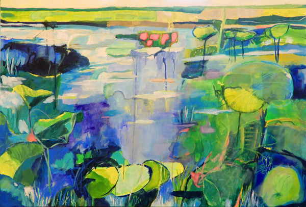 Lotus Fields II by Rosa Vera