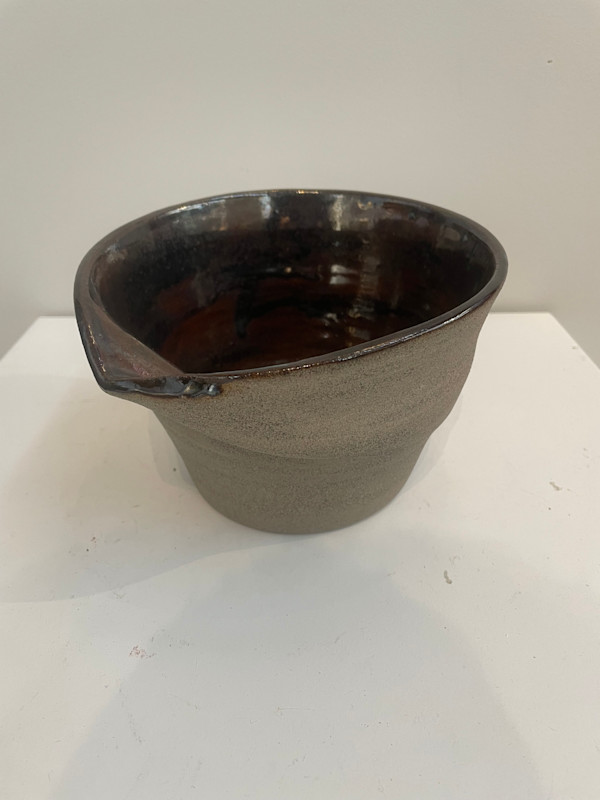 Creased Rim in oiled Eggplant by Janel Reid