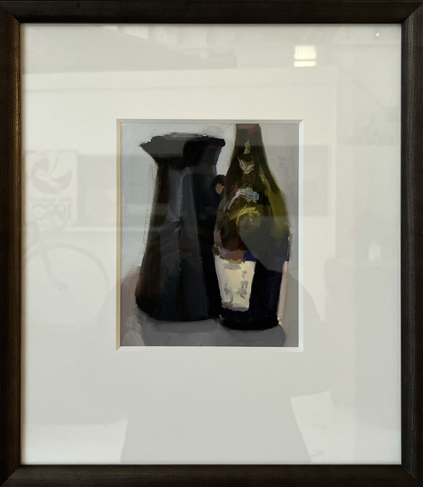 Oil Study - Water and Wine by Nour Hassan