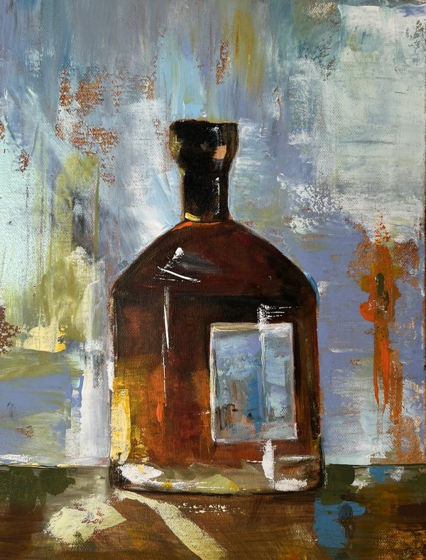 Old Whiskey Bottle by Susanne de Zarobe