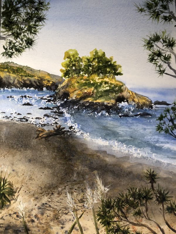 Buckhorn Cove on a Fall Day by Sarah Scott Falk