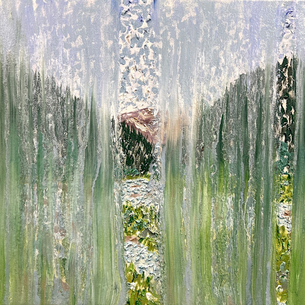 Rainy Day by the Point, Gallatin River by Rachel Brask