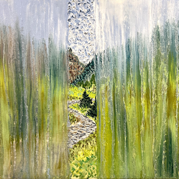 Rain by Buffalo Horn Creek by Rachel Brask