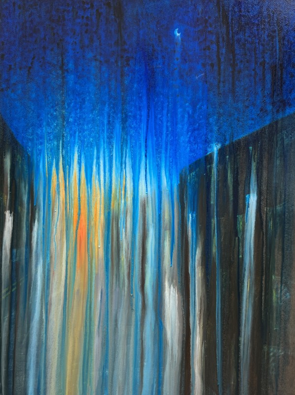 Early Lights in Rain by Rachel Brask