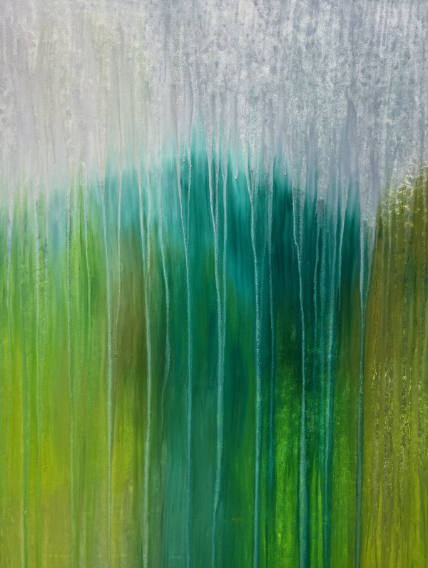 Emerald  Mountain Rain by Rachel Brask