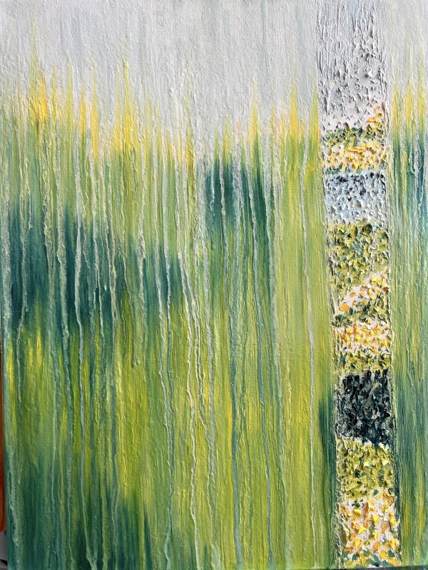 A Host of Golden Daffodils in the Rain by Rachel Brask