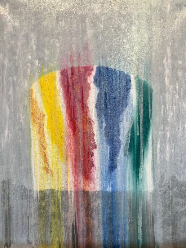 Raining on Rainbow Swash Tank by Rachel Brask