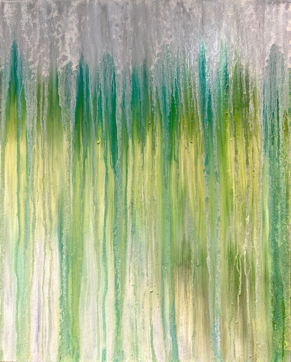 Marshy Rain Riverbend by Rachel Brask