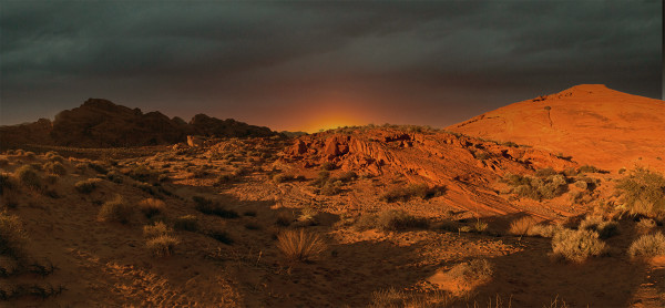 Valley of Fire Sunset by Sandra Swan