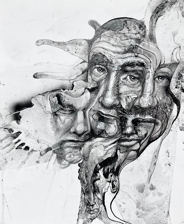 Ink Drawing by Glen Ronald