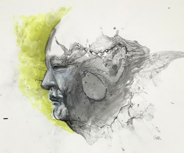 Ink Drawing by Glen Ronald