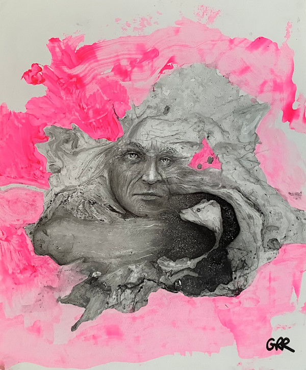Ink drawing by Glen Ronald