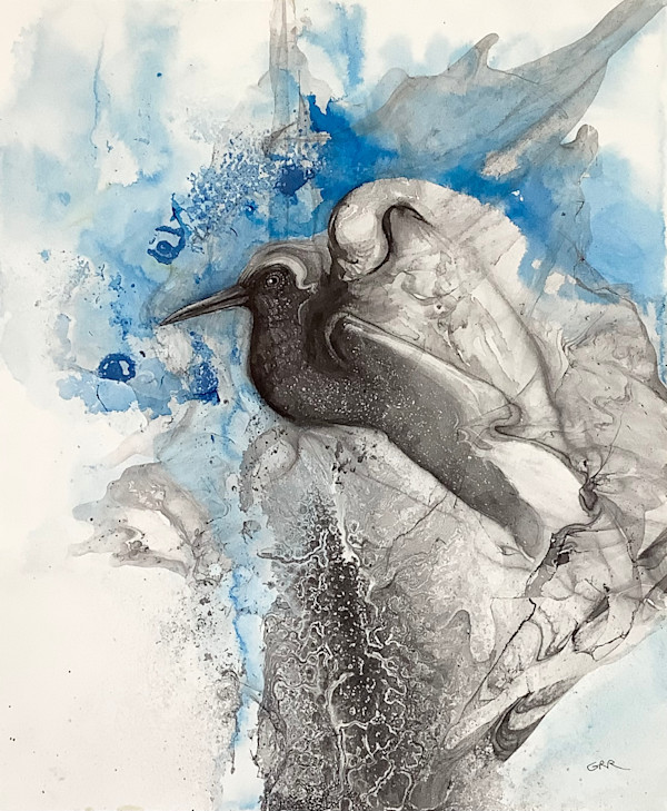 Ink drawing by Glen Ronald