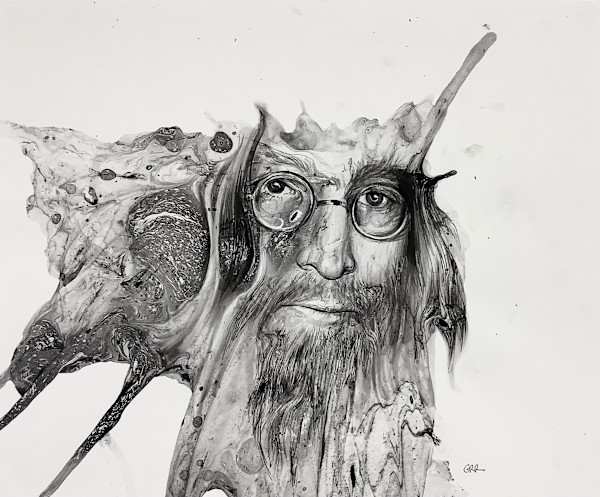Ink Drawing by Glen Ronald