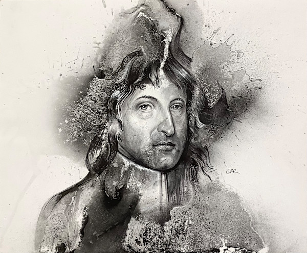 Portrait of Isaac Newton by Glen Ronald