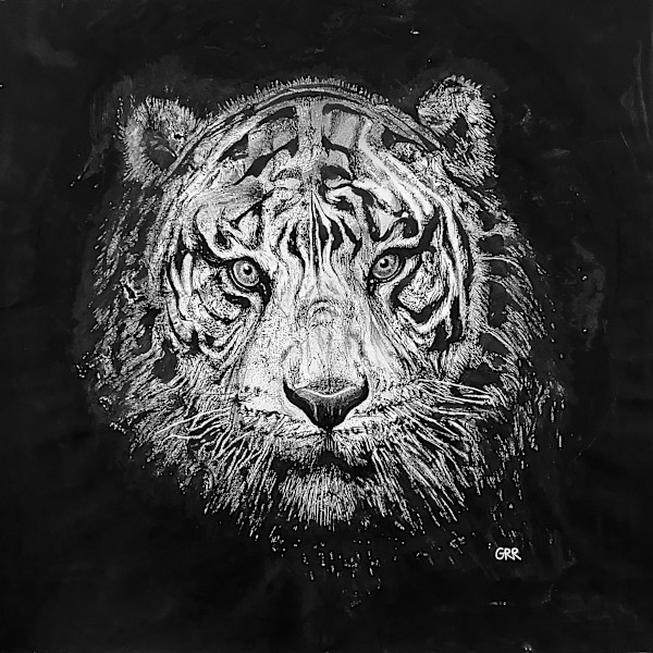 Ink drawing by Glen Ronald