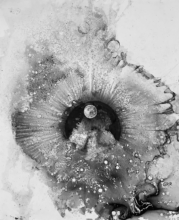 Ink drawing by Glen Ronald