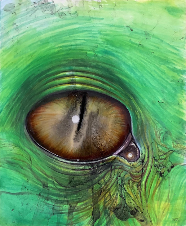 Colourful drawing by Glen Ronald