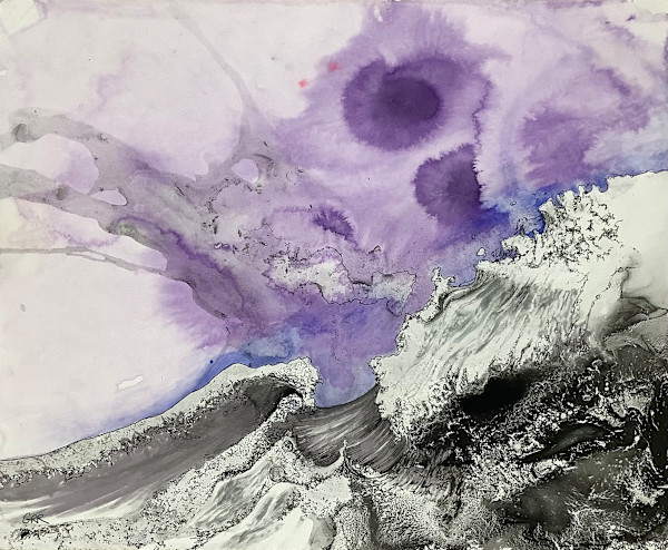 Ink drawing by Glen Ronald