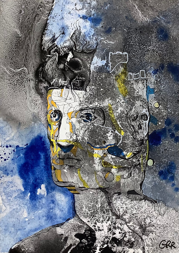 Ink drawing by Glen Ronald