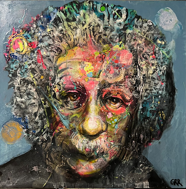 Portrait of Einstein by Glen Ronald