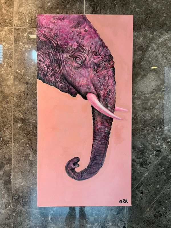 Pink Elephant by Glen Ronald