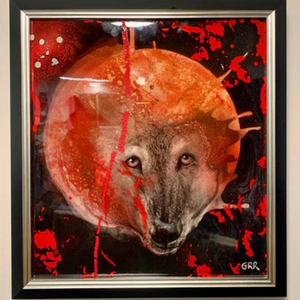 Blood Wolf Moon by Glen Ronald