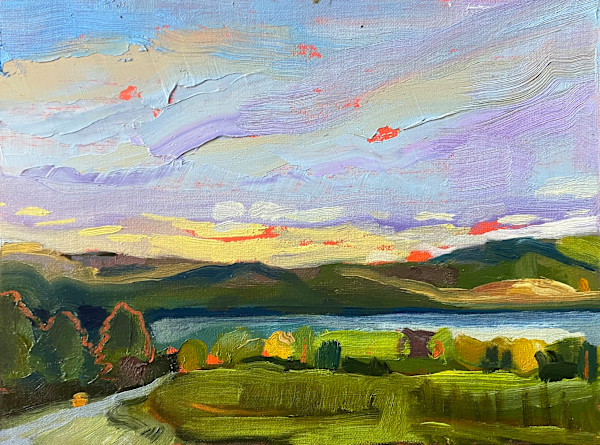 Red Glow by Maureen Church