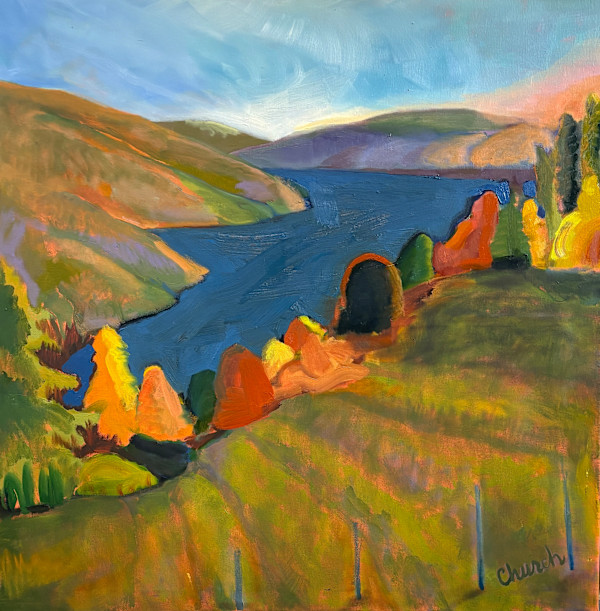 Fingerlakes Overlook by Maureen Church