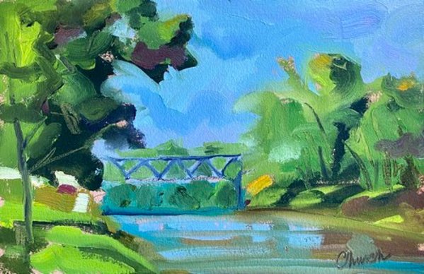 Canalside View by Maureen Church