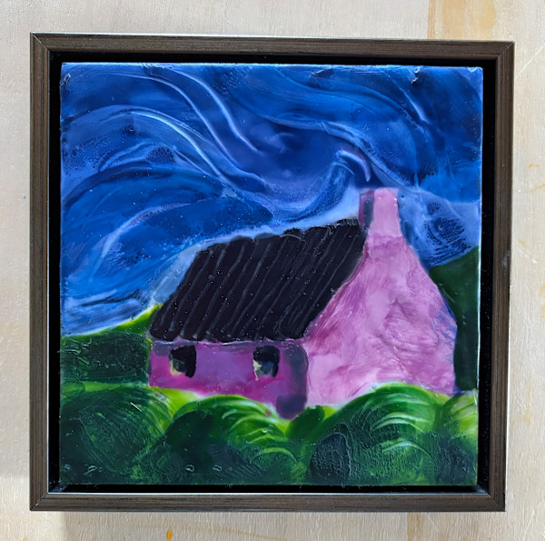 Pink Cottage by Maureen Church
