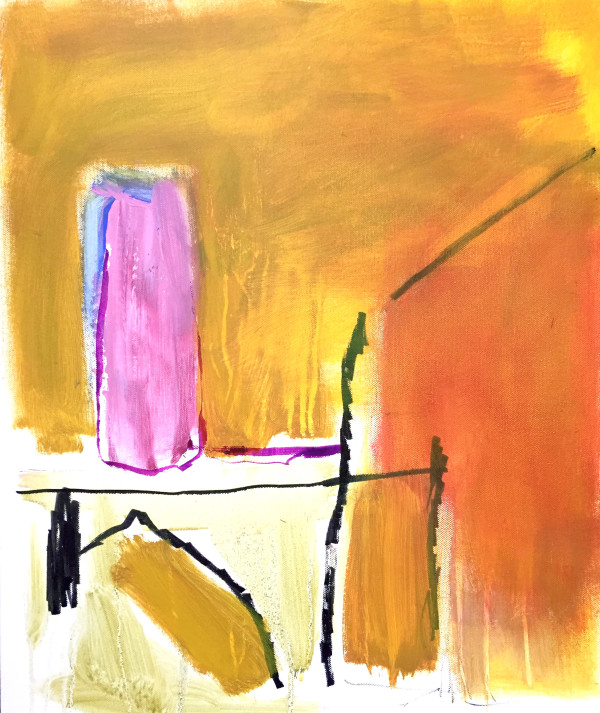 Looking out in Asnieres France by Jenny Davis