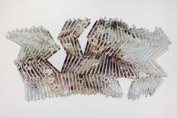 Glitter and Gold 18 (Blue Badlands) by Regina Durante Jestrow, Image 2.