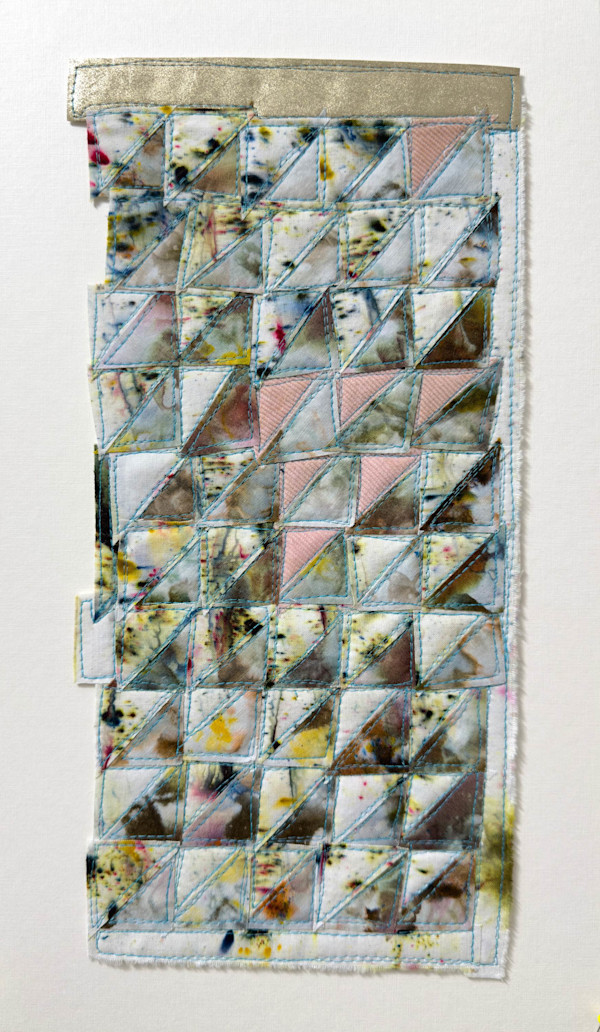 Triangle Grid 6 (framed) by Regina Durante Jestrow, Image 1.