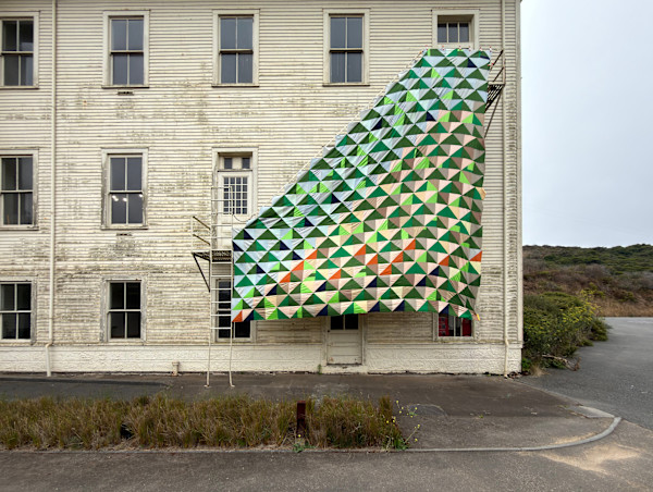 Headlands Building Quilt by Regina Durante Jestrow, Image 1.