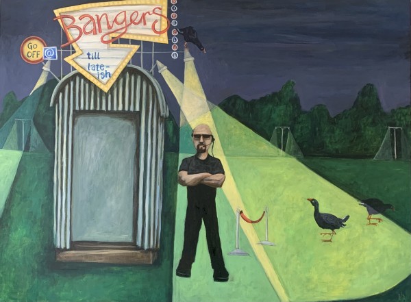 Go off at Bangers (artist’s impression) by Michael Bourke