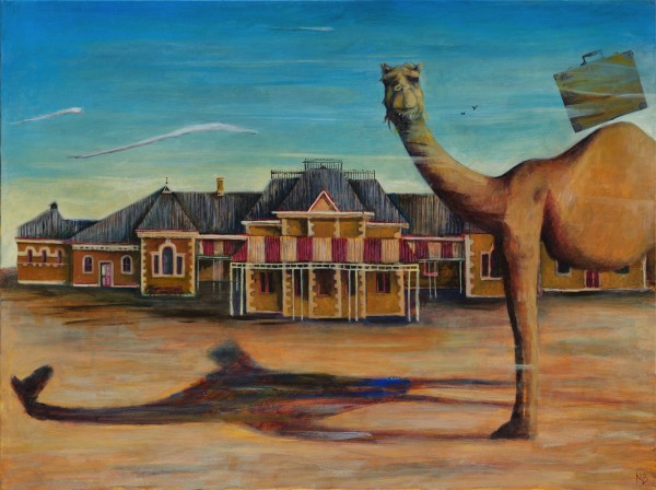 The journey begins: a camel leaves home by Michael Bourke