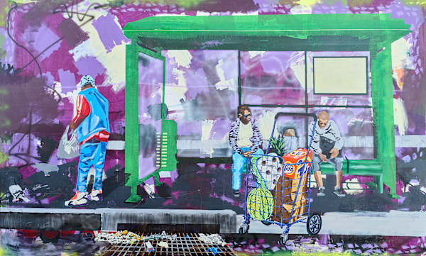 Waiting for the Bus Stop by Miro Hoffmann