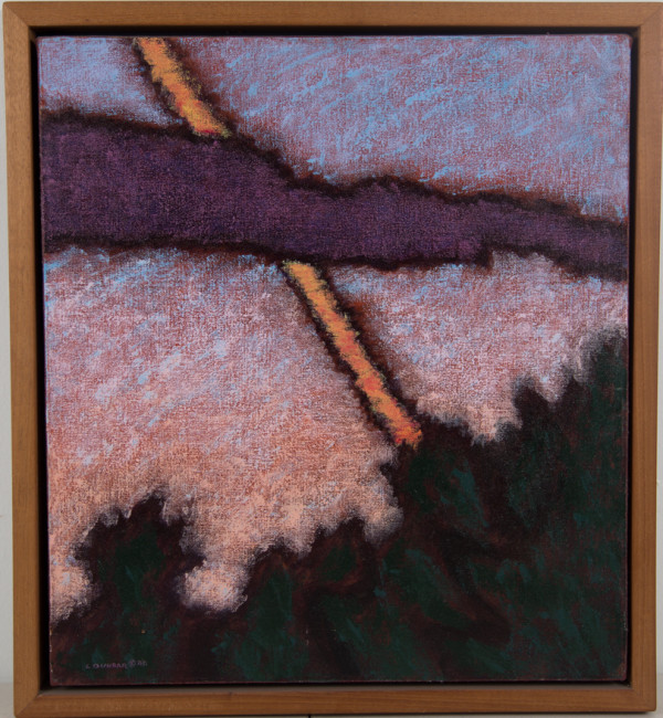 Contrail Evening by Charles Dunbar