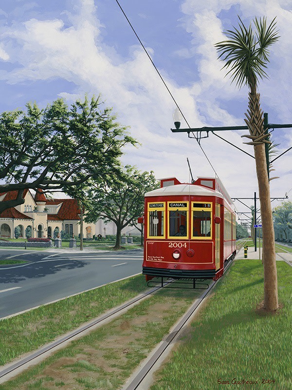 Canal St. Streetcar by Sean Gautreaux